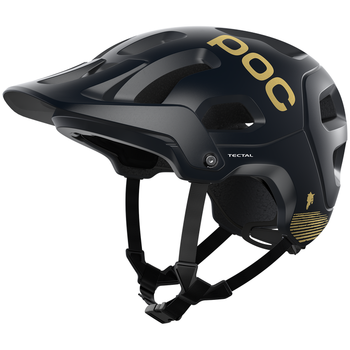 POC Tectal Fabio Edition Bike Helmet Uranium Black/Matte Gold