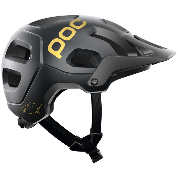 POC Tectal Fabio Edition Bike Helmet Uranium Black/Matte Gold