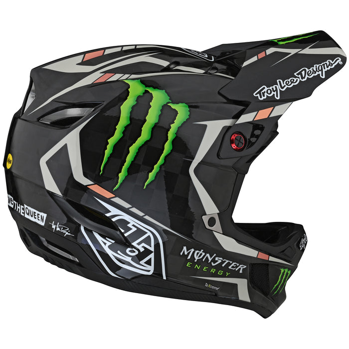Troy Lee Designs D4 Carbon Limited Edition Bike Helmet Monster Fairclough Black