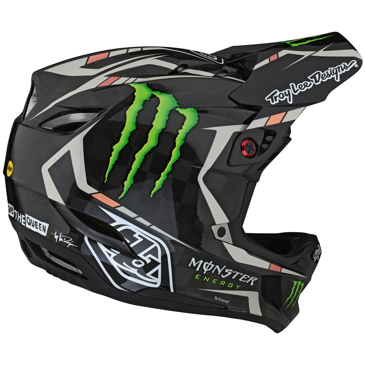 Troy Lee Designs D4 Carbon Limited Edition Bike Helmet Monster Fairclough Black