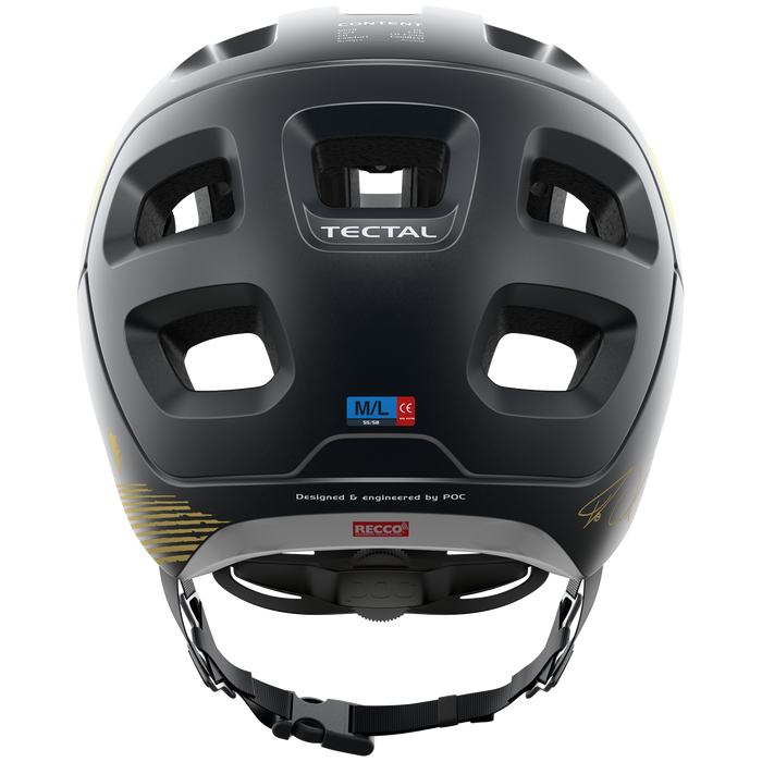 POC Tectal Fabio Edition Bike Helmet Uranium Black/Matte Gold