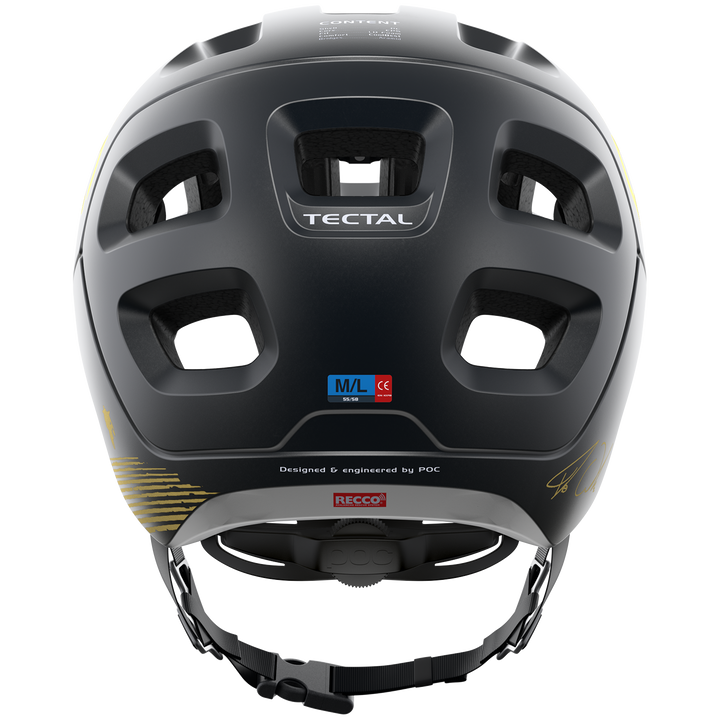 POC Tectal Fabio Edition Bike Helmet Uranium Black/Matte Gold
