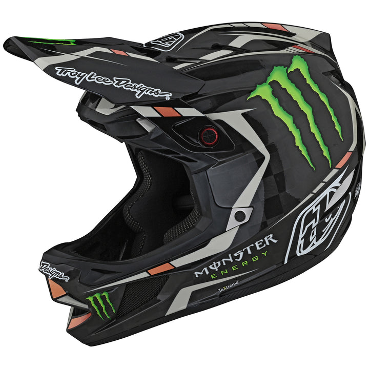 Troy Lee Designs D4 Carbon Limited Edition Bike Helmet Monster Fairclough Black