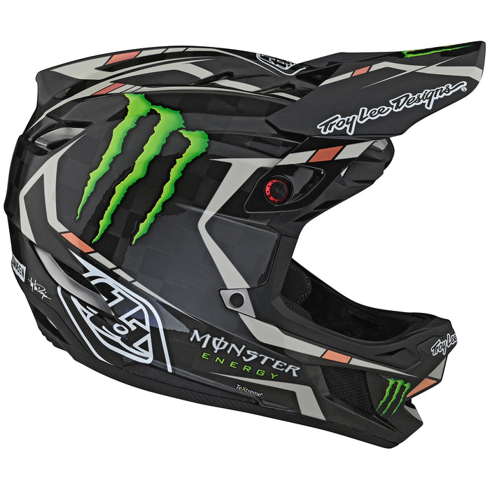 Troy Lee Designs D4 Carbon Limited Edition Bike Helmet Monster Fairclough Black