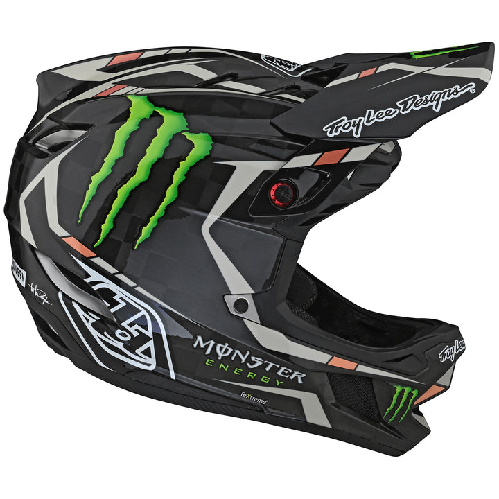 Troy Lee Designs D4 Carbon Limited Edition Bike Helmet Monster Fairclough Black