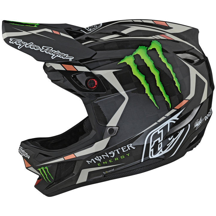 Troy Lee Designs D4 Carbon Limited Edition Bike Helmet Monster Fairclough Black