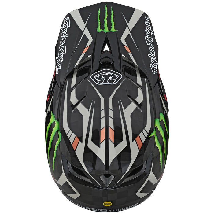 Troy Lee Designs D4 Carbon Limited Edition Bike Helmet Monster Fairclough Black