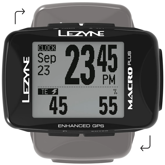 Lezyne Macro Plus GPS Bike Computer Black