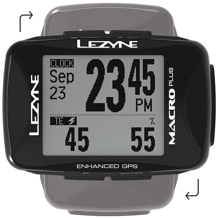 Lezyne Macro Plus GPS Bike Computer Black