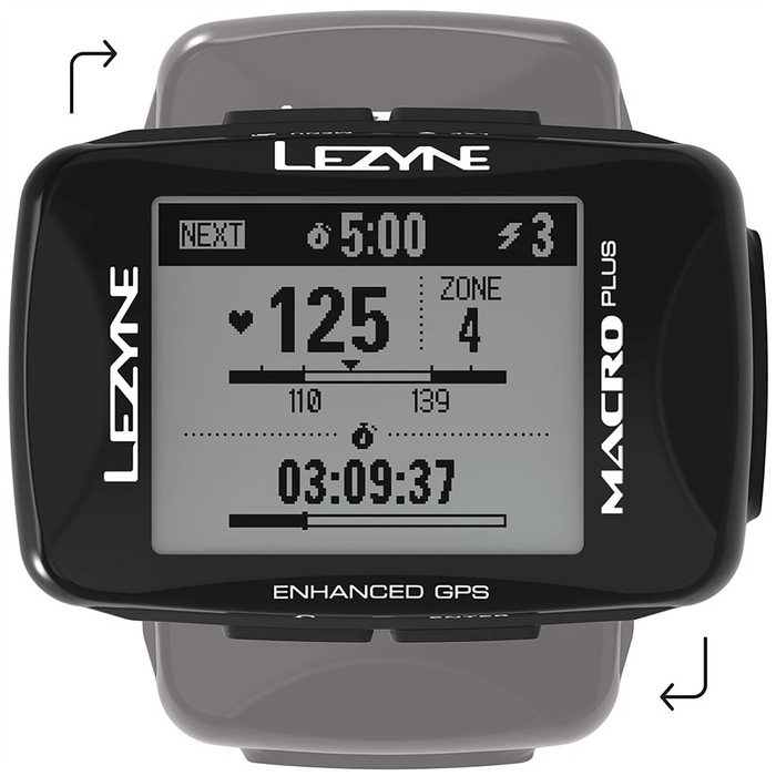 Lezyne Macro Plus GPS Bike Computer Black