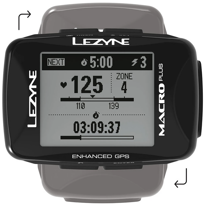 Lezyne Macro Plus GPS Bike Computer Black