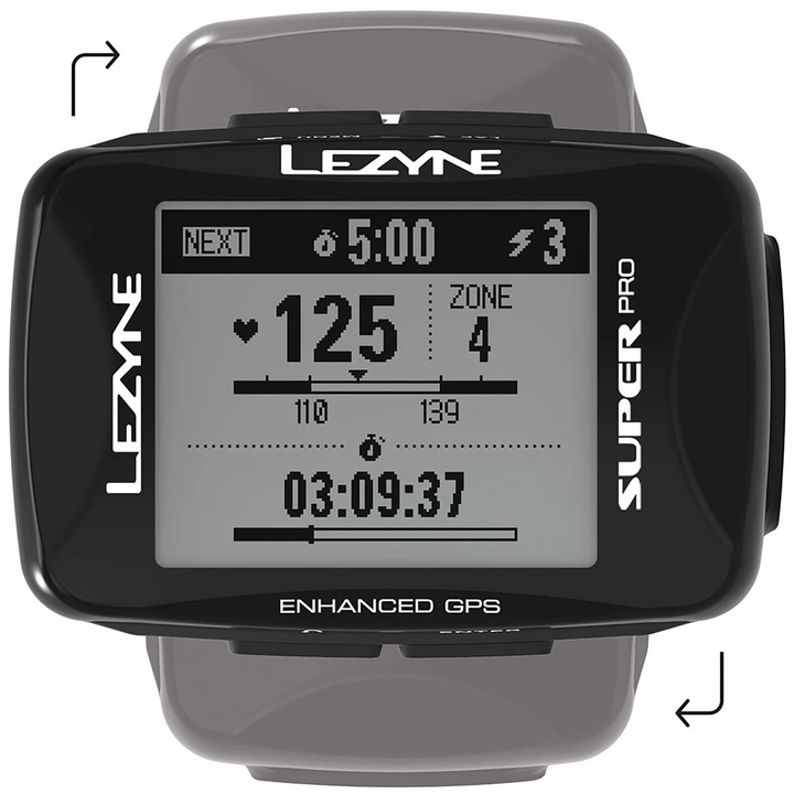 Lezyne Super Pro GPS Bike Computer Black