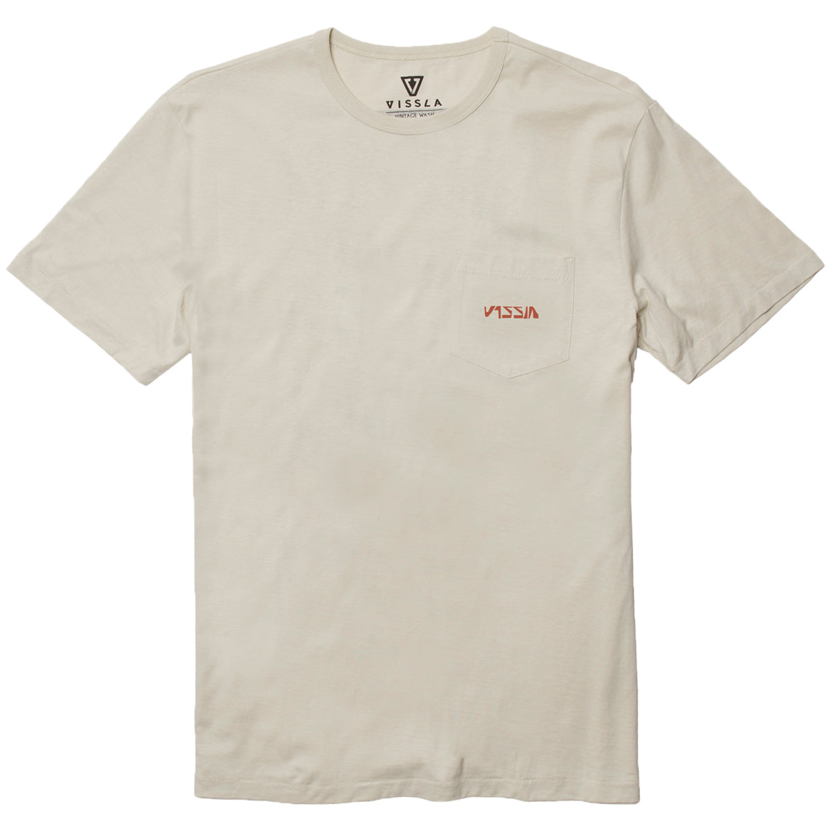 Vissla Primitive Pocket T-Shirt - Men's Bone