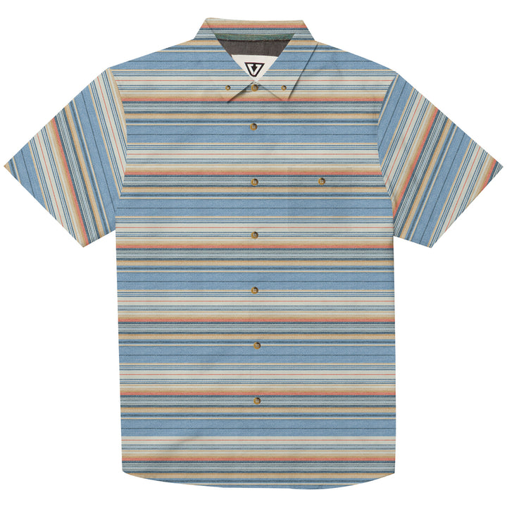 Vissla Sprays ECO Short-Sleeve Shirt - Men's Harbor Blue