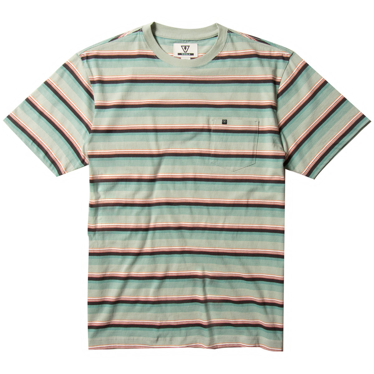 Vissla Velva Pocket T-Shirt - Men's Smokey Jade