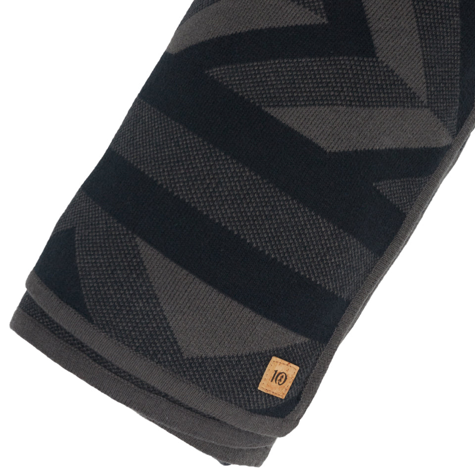 Tentree Cotton Intarsia Blanket Meteorite Blanket
