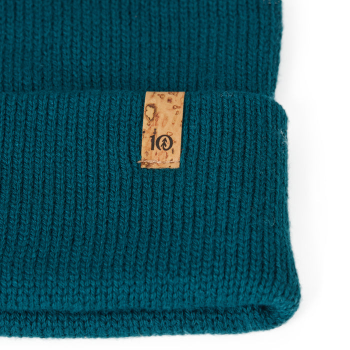 Tentree Cotton Kurt Beanie Deep Teal