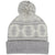 Tentree Intarsia Pom Beanie Hi Rise Grey Marled/Elm White Marled
