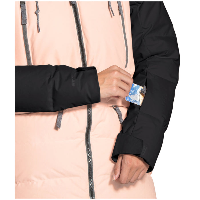 The North Face Pallie Down Jacket - Women's TNF Black/Morning Pink