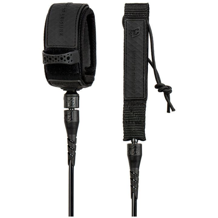 Creatures of Leisure Reliance Pro 6' Surf Leash Black Black