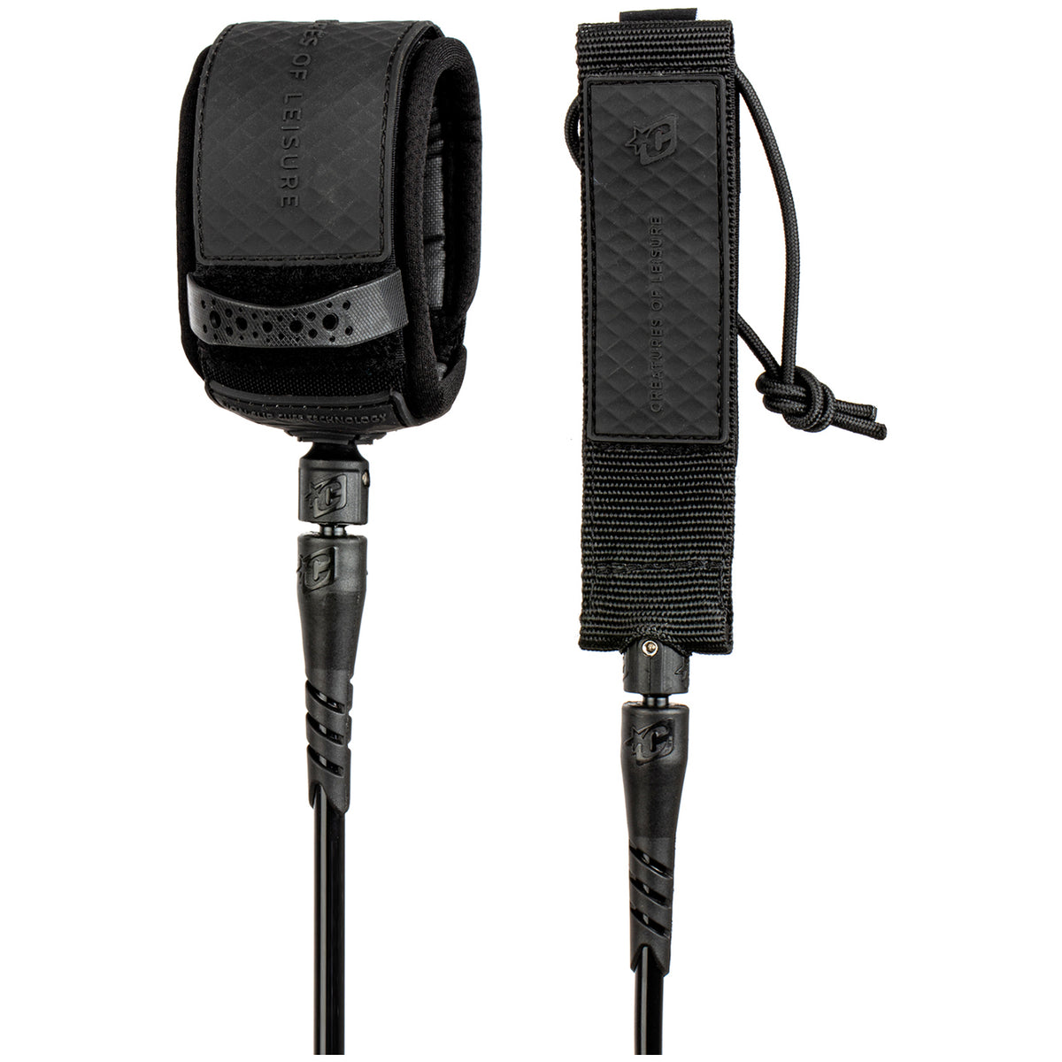 Creatures of Leisure Reef 7' Surf Leash Black Black