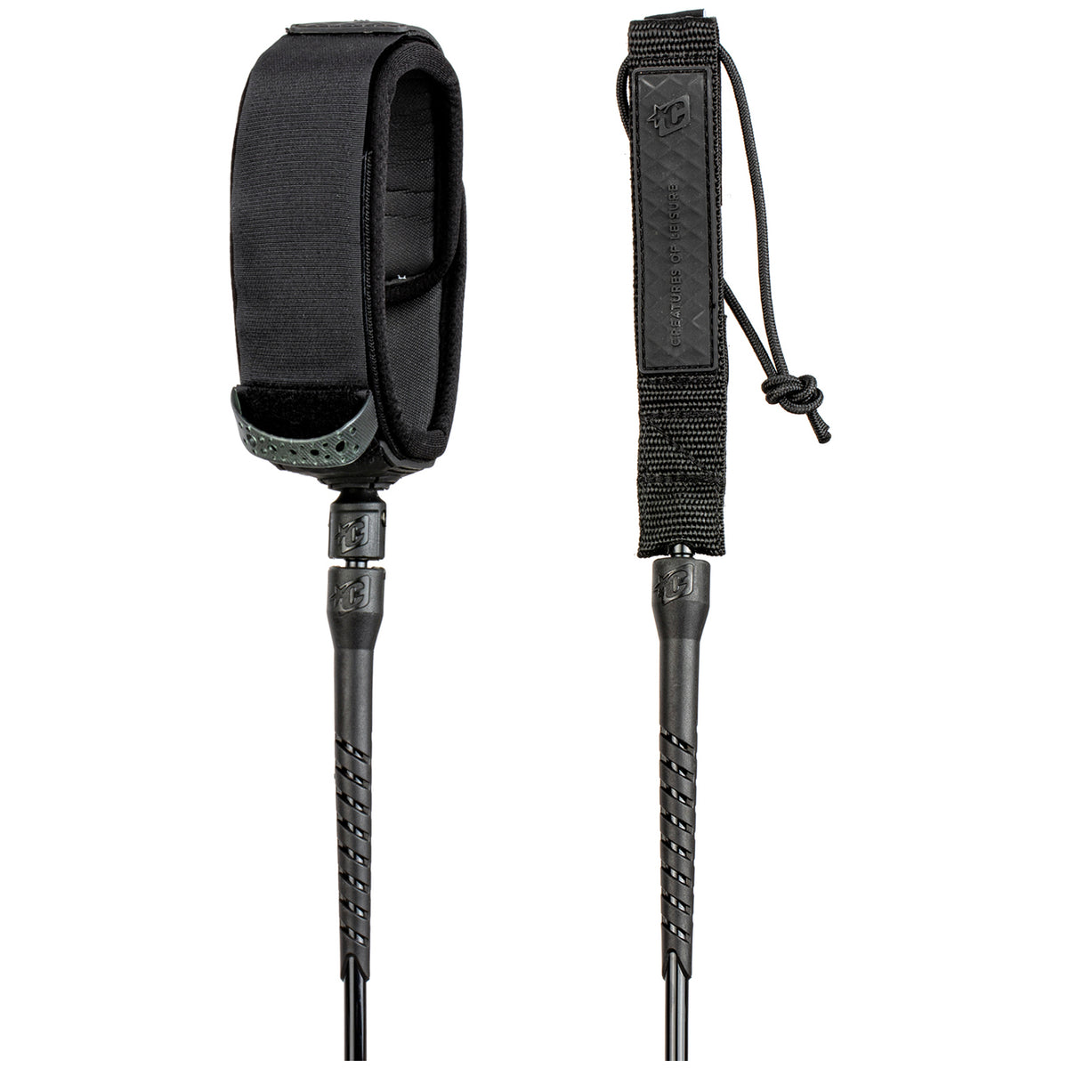 Creatures of Leisure Longboard Knee 9' Surf Leash Black Black