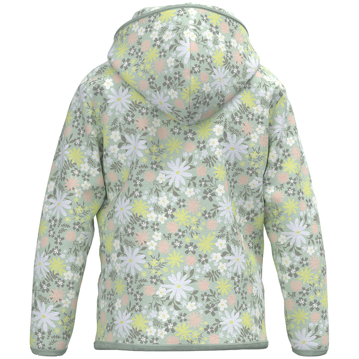 The North Face Glacier Full Zip Hoodie - Toddlers' Misty Jade Flower Garden Print
