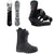 Lib Tech Cold Brew C2 Snowboard 2020 + Burton Freestyle Snowboard Bindings 2019 + Moto Boa Snowboard Boots 2018