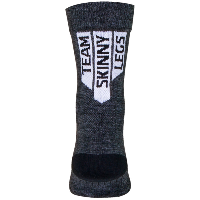SockGuy SGX Wool 6" TSL Charcoal Bike Socks
