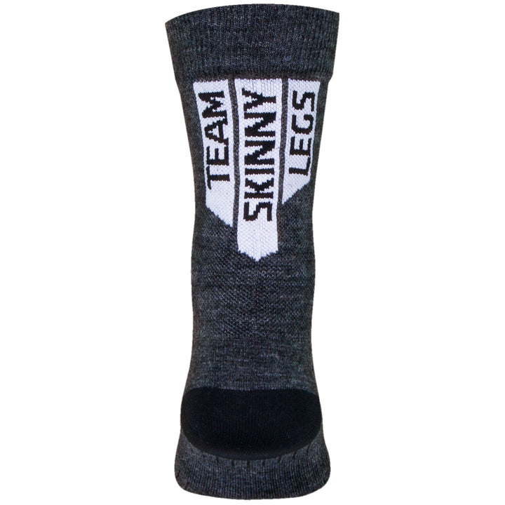 SockGuy SGX Wool 6" TSL Charcoal Bike Socks