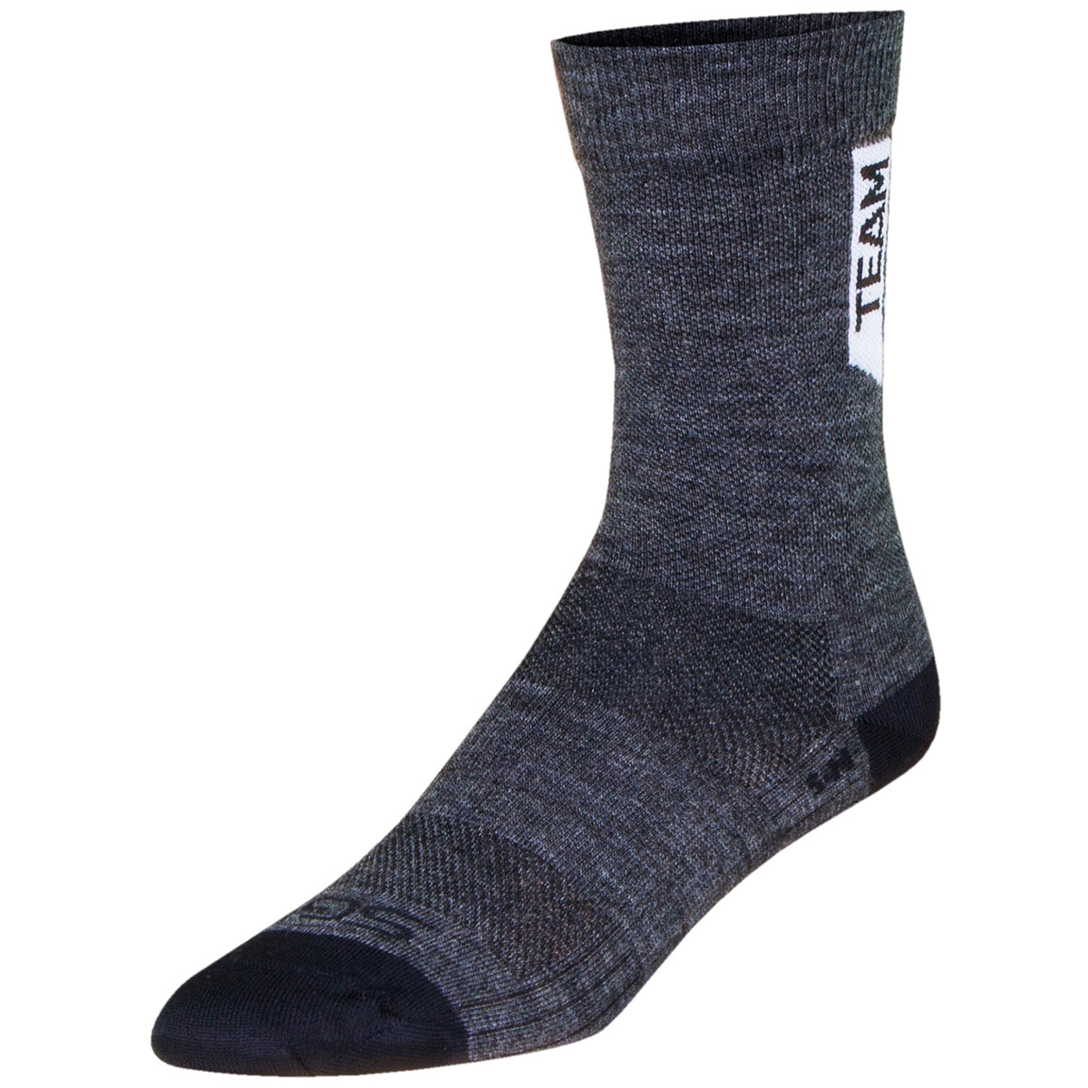 SockGuy SGX Wool 6" TSL Charcoal Bike Socks