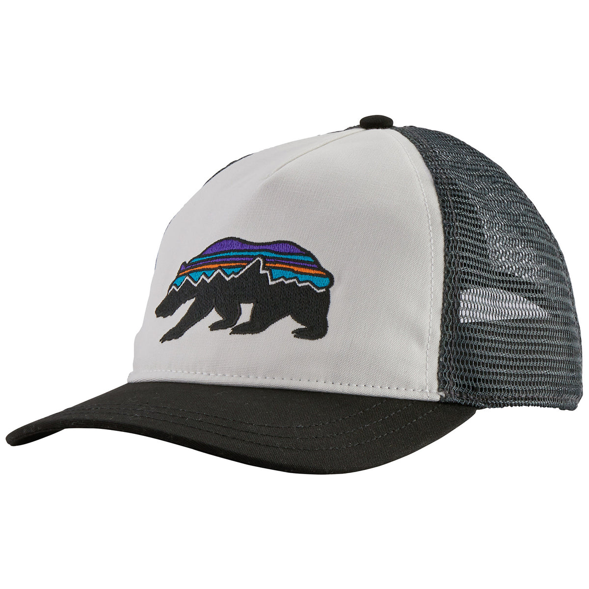 Patagonia Fitz Roy Bear Layback Trucker Hat - Women's White