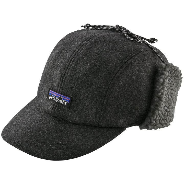 Patagonia Recycled Wool Ear Flap Cap Forge Grey