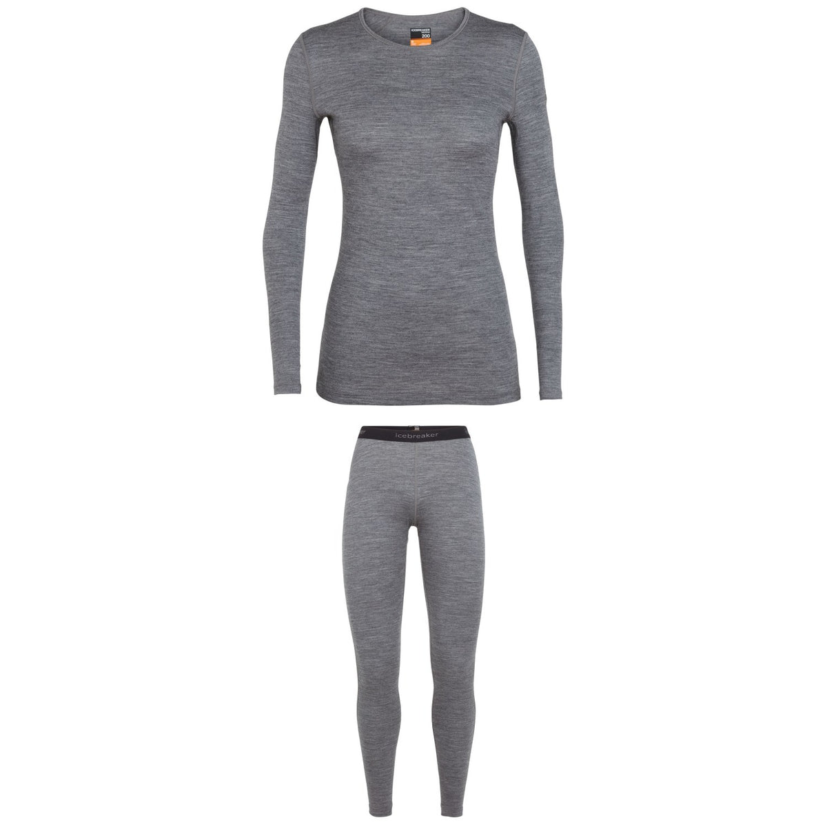 Icebreaker 200 Oasis Baselayer Crew Top + 200 Oasis Baselayer Leggings - Women's