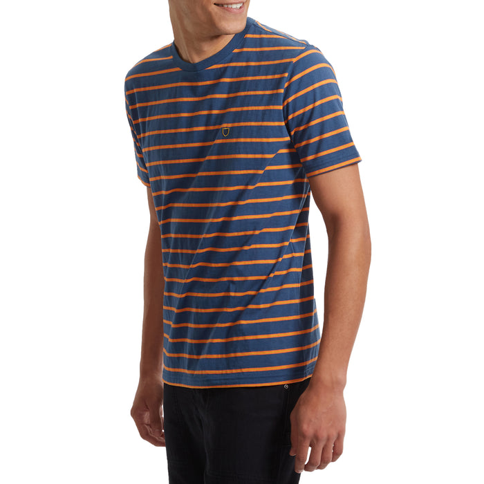 Brixton Hilt Shield T-Shirt - Men's Joe Blue