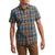Brixton Charter Plaid Short-Sleeve Shirt - Men's Toffee