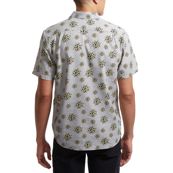 Volcom Burch Bloom Short-Sleeve Shirt - Men's Town Grey