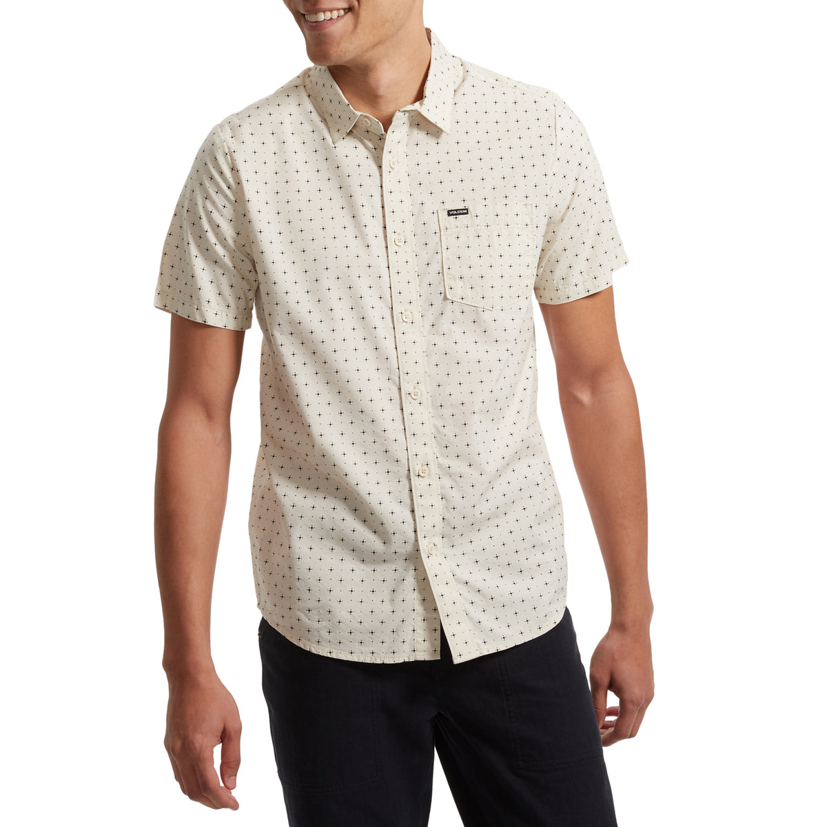 Volcom Hallock Short-Sleeve Shirt - Men's White Flash