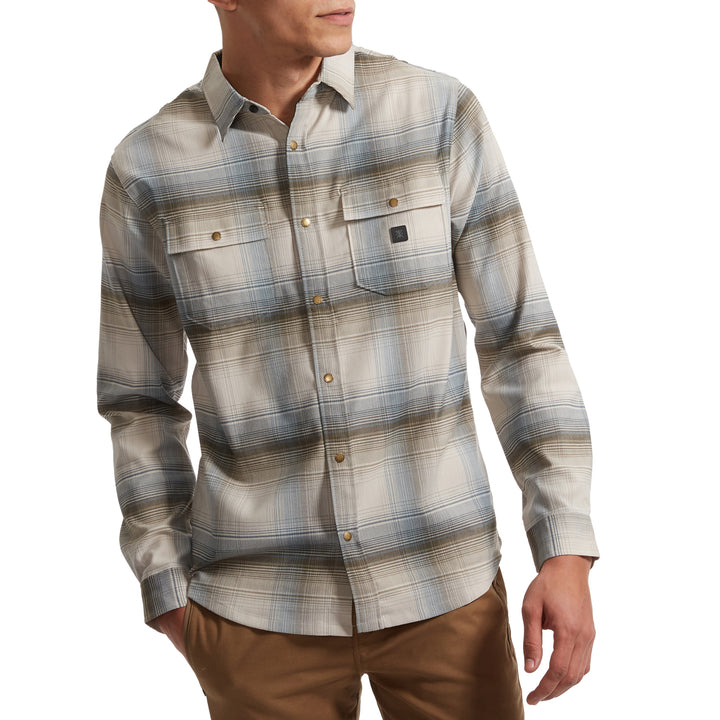 Roark Alpinist Long-Sleeve Flannel Shirt - Men's Bone