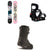 GNU Asym Velvet C2 Snowboard + Bent Metal Metta Snowboard Bindings + thirtytwo STW Boa Snowboard Boots - Women's 2021