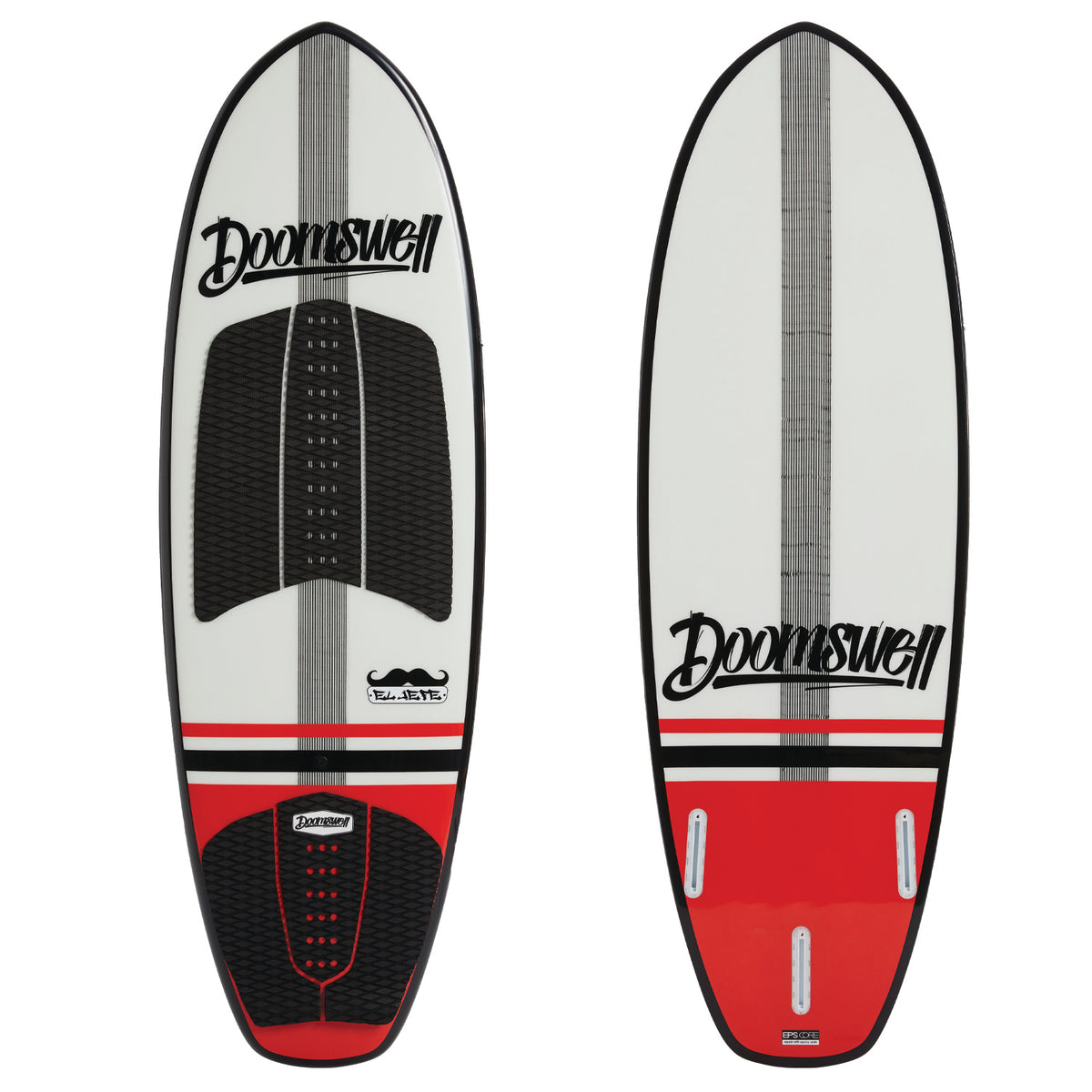 Doomswell El Jefe Wakesurf Board 2021 Red