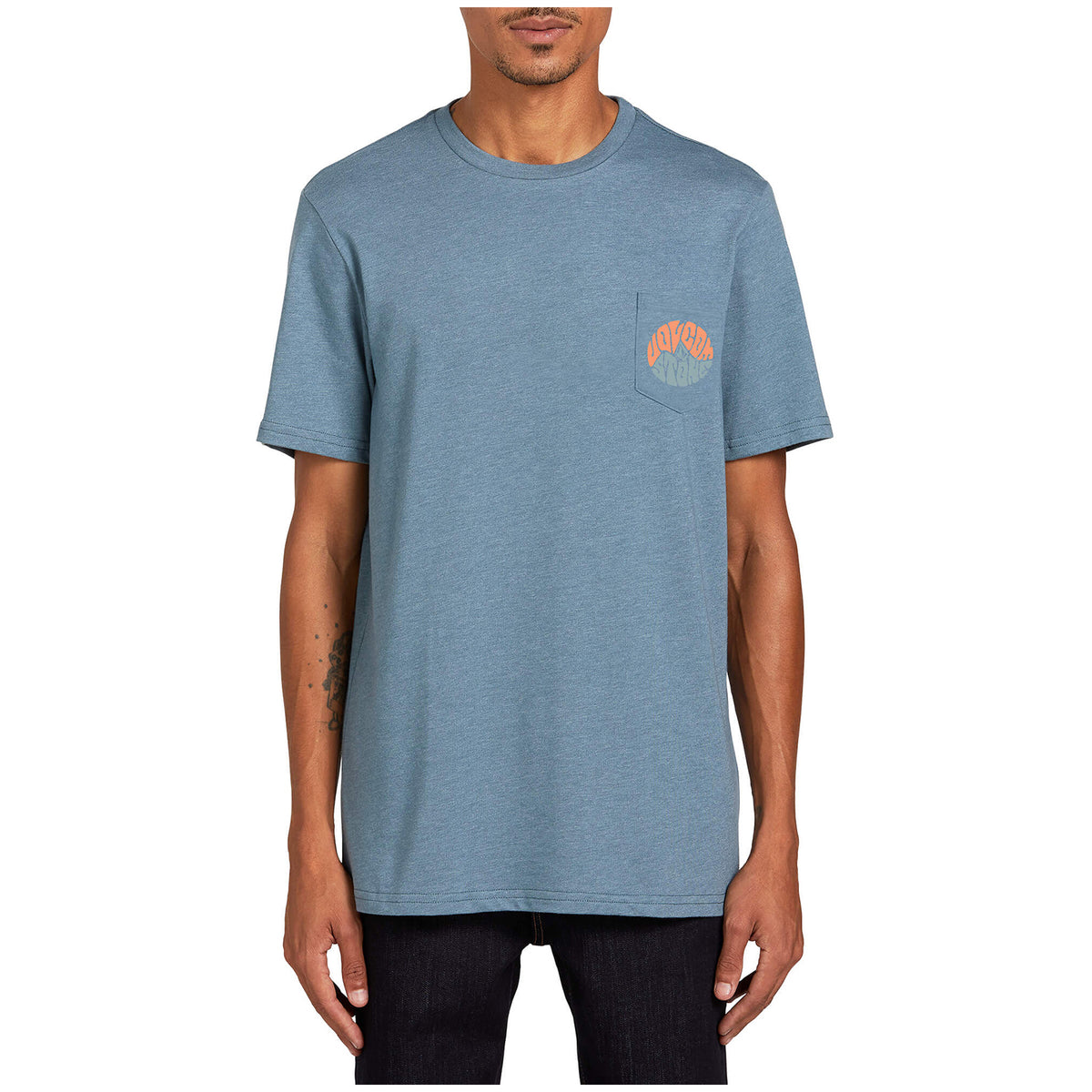 Volcom Raydiate Pocket T-Shirt - Men's Stormy Blue