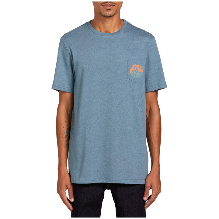 Volcom Raydiate Pocket T-Shirt - Men's Stormy Blue