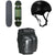 Arbor Whiskey 8.0 Recruit Skateboard Complete + Pro-Tec Classic Skate Skateboard Helmet + Street Skateboard Knee Pads