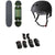 Arbor Whiskey 8.0 Recruit Skateboard Complete + Triple 8 The Certified Sweatsaver Skateboard Helmet + Saver Series High Impact Skateboard Pad Set