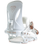 Rome Madison Boss Snowboard Bindings 2020 White Rosegold