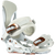 Rome Madison Boss Snowboard Bindings 2020 White Rosegold
