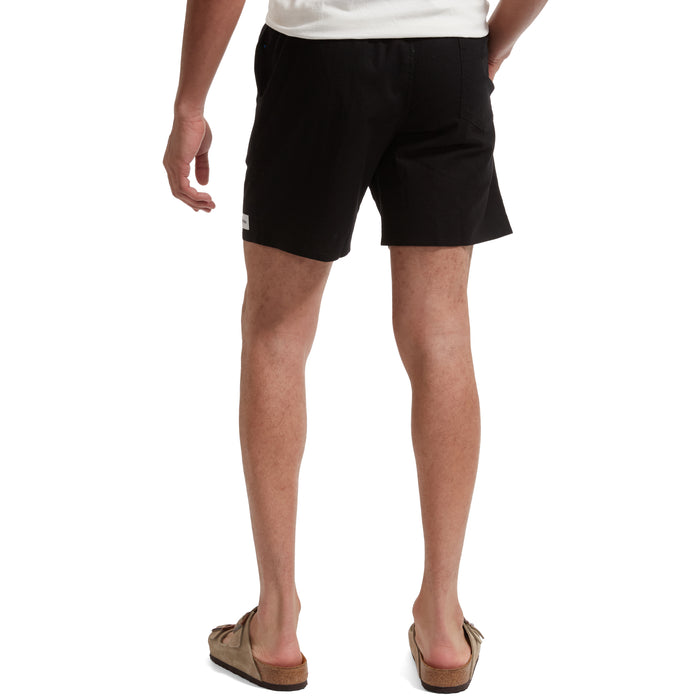 Rhythm Classic Linen Jam Shorts - Men's Black