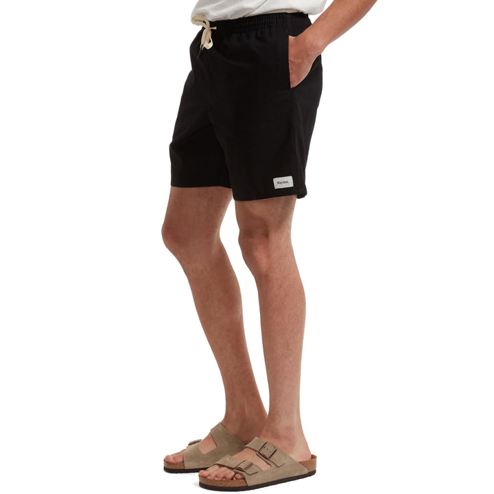 Rhythm Classic Linen Jam Shorts - Men's Black