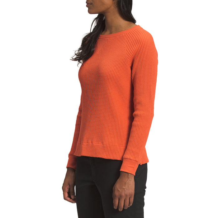 The North Face Long Sleeve Chabot Crew - Women's Burnt Ochre